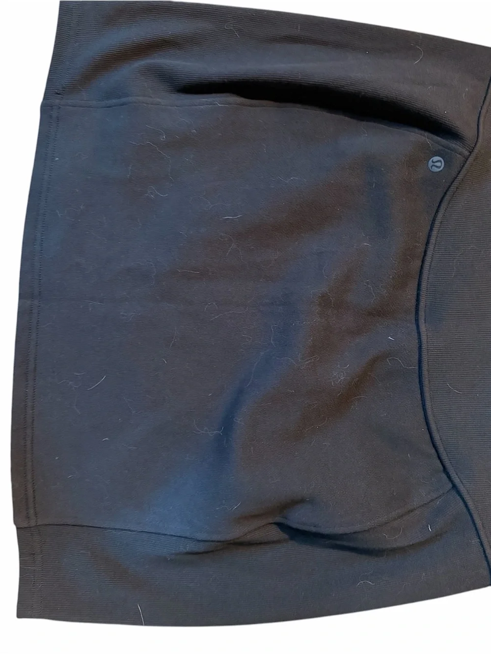 lululemon Scuba HR  Black Stretch Mini Skirt